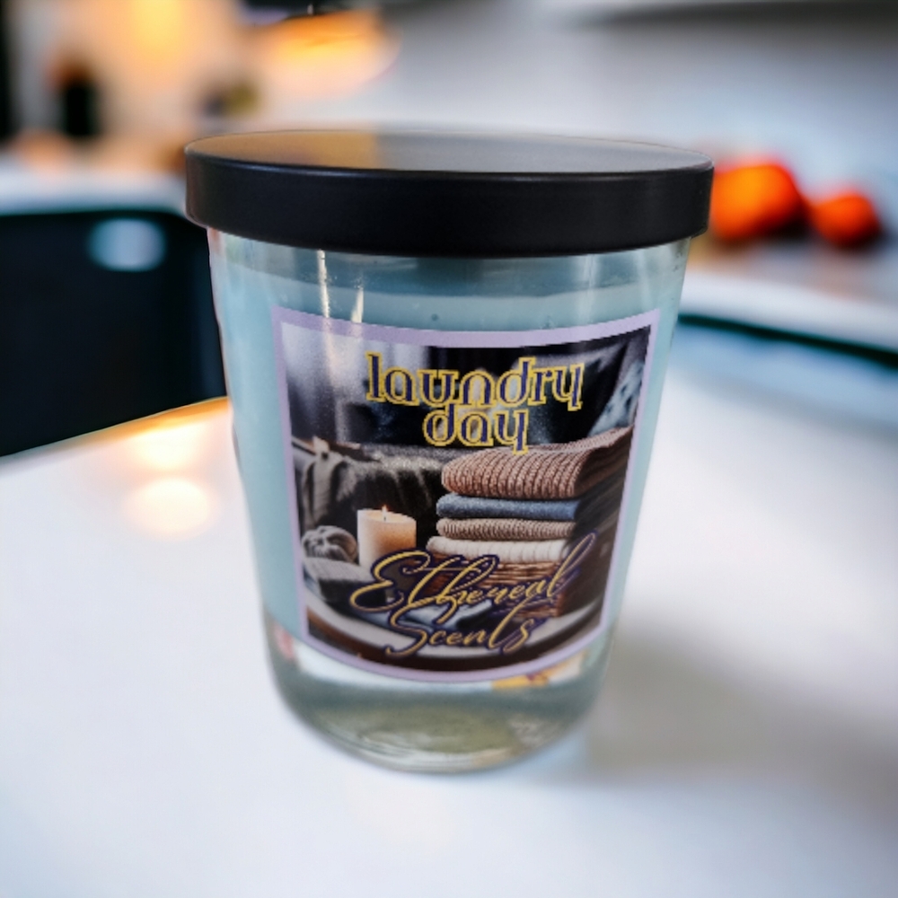 Laundry Day Wooden Wick Candle 13.5oz